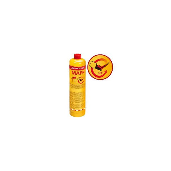 GÁS PARA MAÇARICO MAPP PRO 360 ROTHENBERGER 400G CILINDRO R35539-37ec43d5-9730-4472-8af1-2bb6cd4dec0b