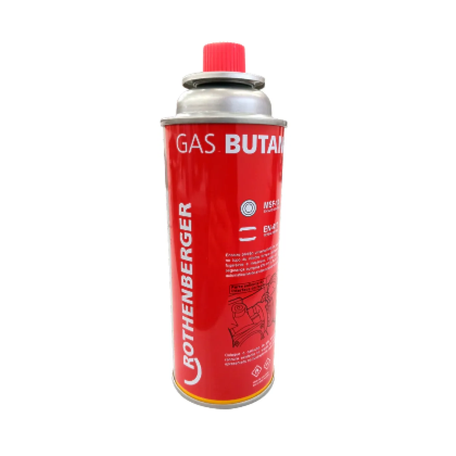 GÁS PARA MAÇARICO ROTHENBERGER 220G CARTUCHO MSF 1A COM VÁLVULA DE SEGURANÇA EN 417