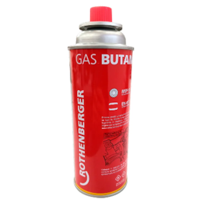 GÁS PARA MAÇARICO ROTHENBERGER 220G CARTUCHO MSF 1A COM VÁLVULA DE SEGURANÇA EN 417