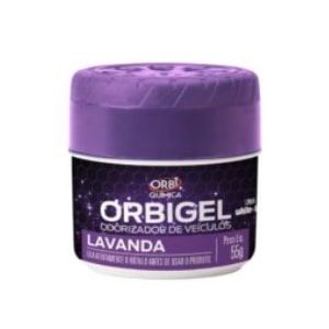 GEL AROMATIZANTE AUTOMOTIVO REFRESH LAVANDA 55G ORBI QUÍMICA