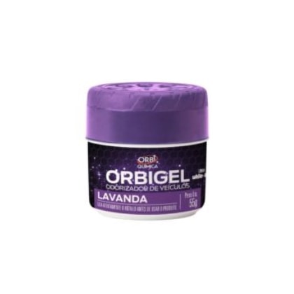 GEL AROMATIZANTE AUTOMOTIVO REFRESH LAVANDA 55G ORBI QUÍMICA