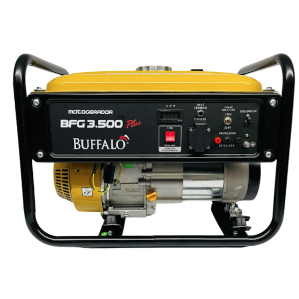 GERADOR A GASOLINA BUFFALO 3,2KVA MONOFÁSICO 7CV 12H AUTONOMIA SILECIOSO, 115V/230V, PORTÁTIL-e35f51ac-1d0f-479f-b3c7-290d29aedf49