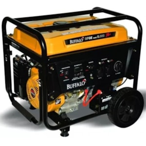 GERADOR A GASOLINA BUFFALO 8KVA 15CV MONOFÁSICO PARTIDA ELÉTRICA