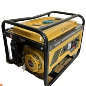 GERADOR DE ENERGIA À GASOLINA BUFFALO 2,8KVA MONOFÁSICO 7CV PARTIDA ELÉTRICA BFGE60636