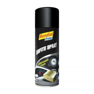 Grafite Spray Mundial Prime 200Ml Lubrificante Seco Para Fechaduras E Cadeados