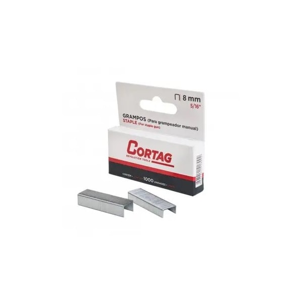 GRAMPO CORTAG 8MM PARA GRAMPEADOR MANUAL CAIXA COM 1000 UNIDADES-a83ed9e5-df5c-422c-8528-a658e4adbc8a