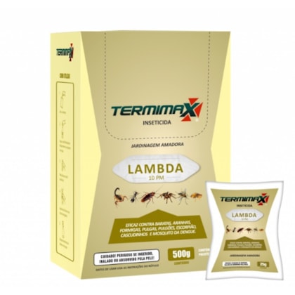Inseticida Termimax Lambda 10 Pm Citromax 25G Com Lambda Cialotrina 10%