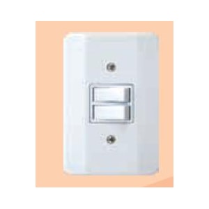 INTERRUPTOR EMBUTIR MEC TRONIC MILLENIUM 2 INTERRUPTORES SIMPLES 10A 250V