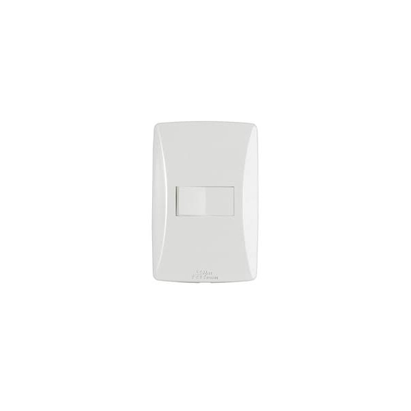 INTERRUPTOR SIMPLES HORIZONTAL MEC TRONIC PETRA 10A 250V COM PLACA 81001H-c719fb75-32c8-4996-8649-1911bc7442de