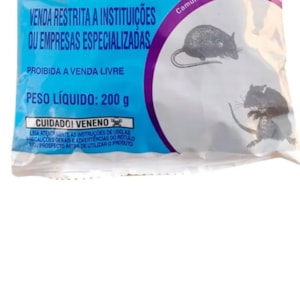 ISCA RATICIDA RODILON 200G RATOS E RATAZANAS