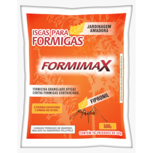 ISCAS PARA FORMIGAS FORMIMAX 500G FIPRONIL