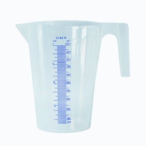 JARRA CALIBRADORA PARA ÓLEO 2L TRANSPARENTE COM ESCALA EM RELEVO