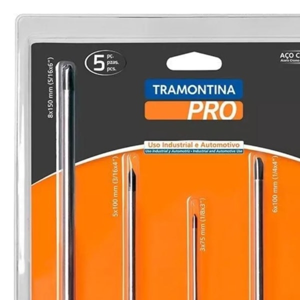 JOGO CHAVE DE FENDA COM 5 PEÇAS 44130/515 TRAMONTINA PRO-efff8419-6133-4b8f-80e2-6e21ca116817