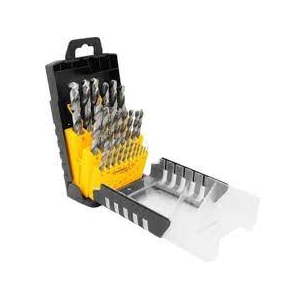 Jogo De Brocas De Aço Rápido Vonder Din 338 Com 25 Peças De 1,0 Mm A 13,0 Mm