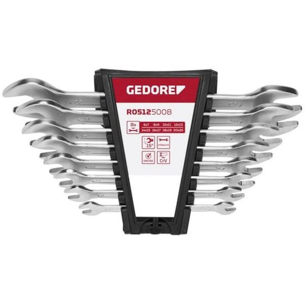 Jogo De Chave Fixa Gedore Red 6 A 32Mm Com 12 Peças Em Aço Niquelado E Cromado-acb1def0-051c-4698-b705-494c3252a401