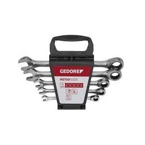 Jogo De Chaves Combinadas Com Catraca Gedore Red 8 A 19 Mm Com 12 Peças