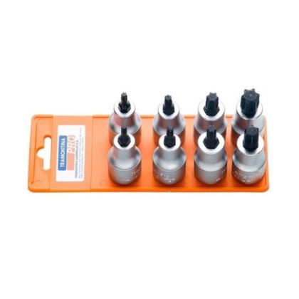 JOGO DE SOQUETES TORX TRAMONTINA PRO 1/2