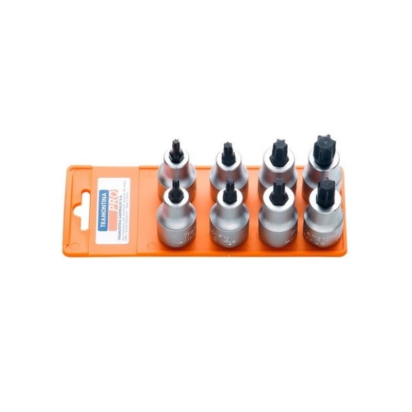 JOGO DE SOQUETES TORX TRAMONTINA PRO 1/2