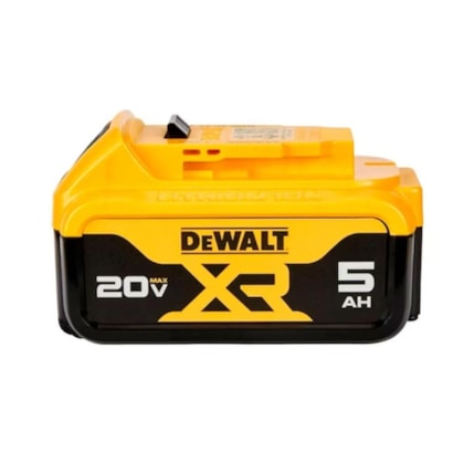 KIT 2 BATERIAS 20V MAX 5,0AH + CARREGADOR BIVOLT + BOLSA DEWALT DCB205C2K