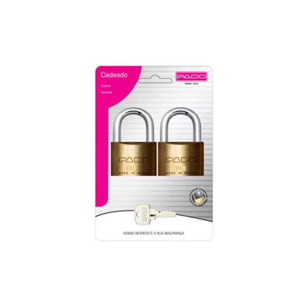 Kit 2 Cadeados Pado Sm 25Mm Com 4 Chaves Iguais E Mesmo Segredo-d05761eb-8430-44ca-becf-72d9fd8f365d