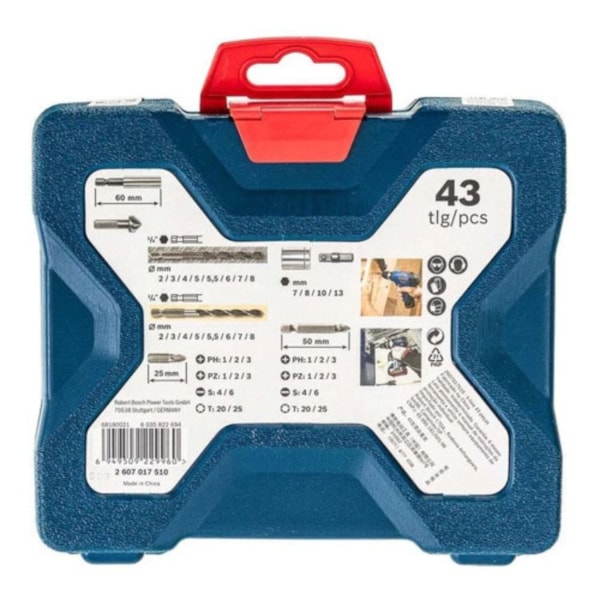 KIT BROCAS MALA X LINE P/ FURAR E PARAFUSAR 43PCS-1df559f0-f63c-458a-8d96-0ab121339327