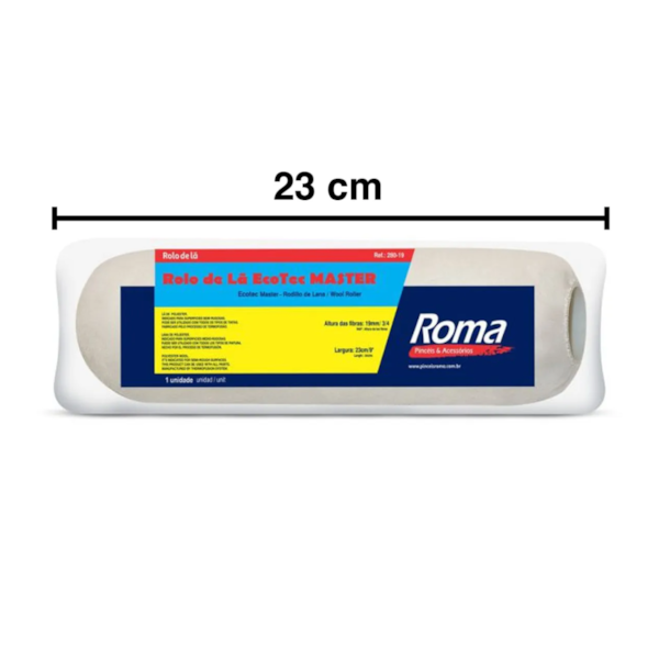 KIT COMPLETO PARA PINTURA ROMA FLEX 23CM COM 7 PEÇAS PARA USO DOMÉSTICO E PROFISSIONAL-76846379-39b9-44c6-9c6f-76604f65818a