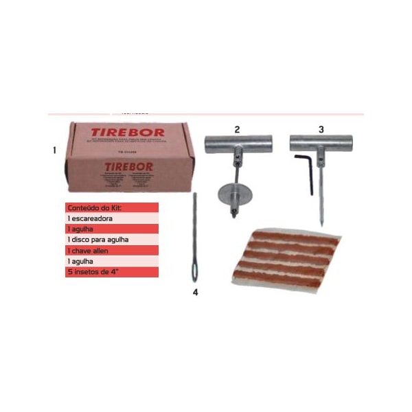 KIT CONSERTO DE PNEUS SCHRADER TIREBOR COM 10 PEÇAS-876c161e-e188-4596-a73f-bca65200c851