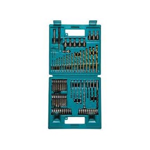 KIT DE BITS E BROCAS MAKITA B 49373 75 PEÇAS COM HSS TIN CONCRETO MADEIRA E SOQUETES