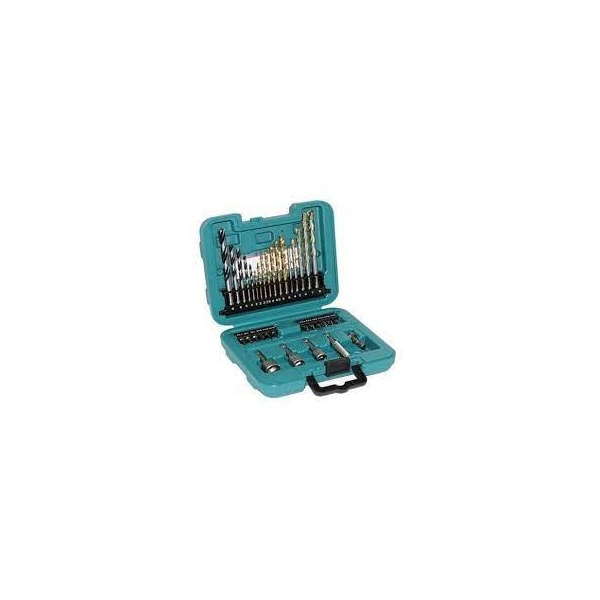 KIT DE BITS E BROCAS MAKITA B 68498 34 PEÇAS COM HSS TIN CONCRETO MADEIRA E ESCAREADOR-9e3e4e06-1afb-4748-b923-31dbc23f255b
