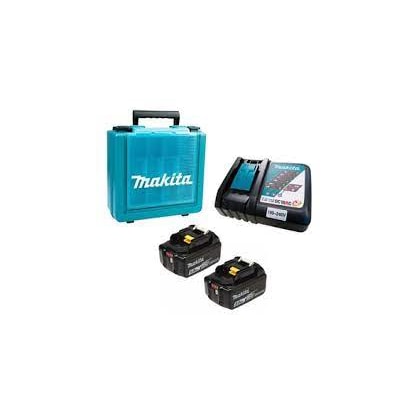 Kit Makita 2 Baterias 5 Ah Com Carregador Dc18Sd E Maleta