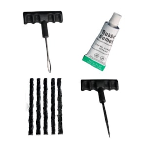 KIT REPARO PARA REMENDO DE PNEUS BREMEN COM COLA APLICADOR E INSERTOS