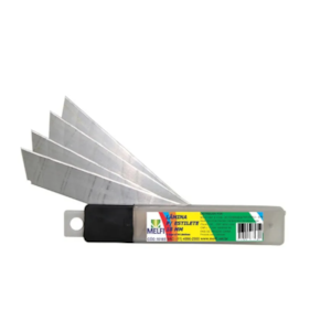 LÂMINA PARA ESTILETE 18MM MELFI COM 10 PEÇAS AÇO TEMPERADO