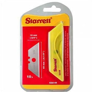 LÂMINA PARA ESTILETE STARRETT 19MM TRAPEZOIDAL COM 10 PEÇAS