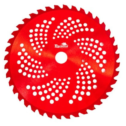 LÂMINA VIDEADA TOYAMA 255MM 40 DENTES 2MM CORTE MATO PODA