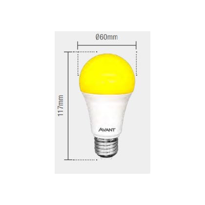 Lâmpada LED Anti Inseto Avant 12W Bivolt Com Luz Branca 6400K Para