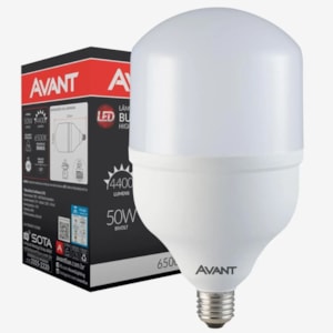 LÂMPADA LED AVANT 50W BIVOLT 6500K E27 MG4000 B ALTA POTÊNCIA