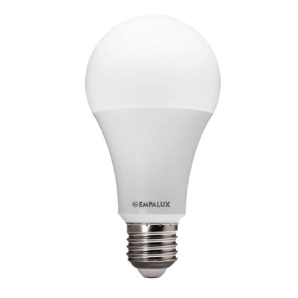 Lâmpada LED Bulbo Empalux 15W Bivolt E27 3000K Branco Quente 1200 Lumens