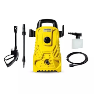 LAVADORA DE ALTA PRESSÃO KARCHER COMPACTA 127V 1500PSI REMOVE SUJEIRAS DIFÍCEIS