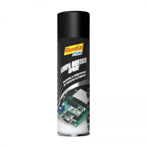 Limpa Contato Elétrico Spray Mundial Prime 300Ml Aerossol De Secagem Rápida Sem Resíduos