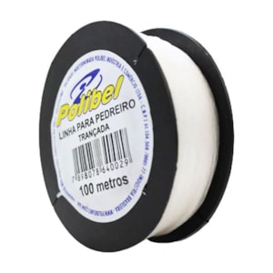 LINHA PEDREIRO TRANÇADA POLIBEL 100M TERMOPLÁSTICO VIRGEM