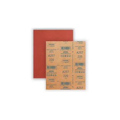 Lixa Para Massa E Madeira Grão 120 Norton Óxido De Alumínio Folha 225X275Mm