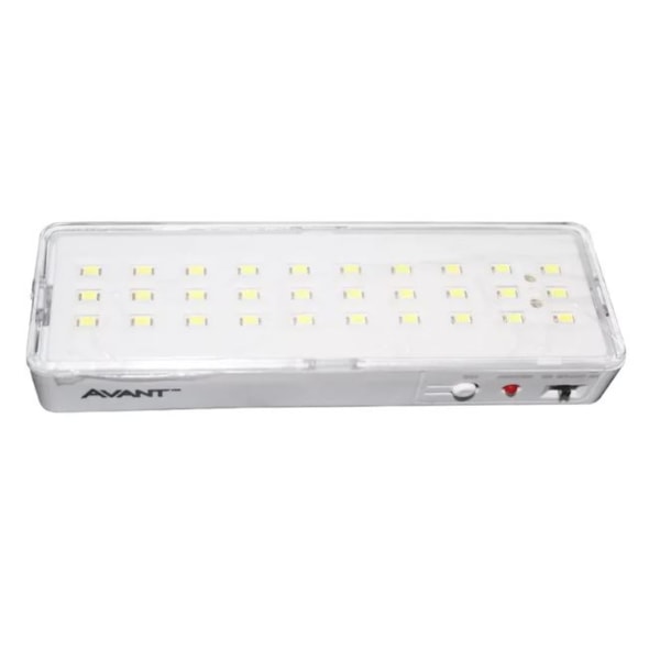 LUMINÁRIA DE EMERGÊNCIA AVANT ECO31811 BIVOLT 30 LEDS 1W 100 LUMENS 6000K-34dd1398-7e8f-4bd2-bd6d-b2333e2fb968