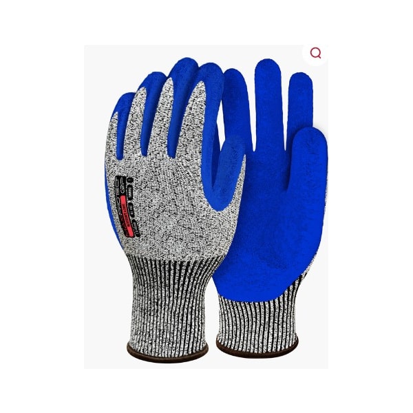 LUVA ANTICORTE INFINITY CUT GRIP GG CA 49358 HPPE COM FIO DE AÇO E LÁTEX CORRUGADO-600d6896-d471-4490-a60b-6ad66da4a505