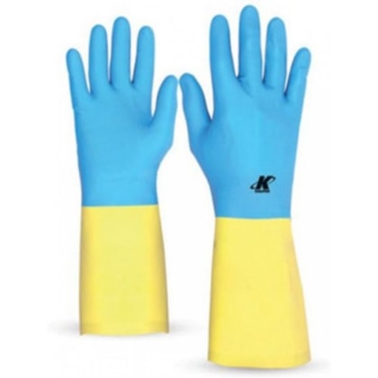 Luva De Segurança Kalipso Látex Neoprene Bicolor Tam. EG Ca 41414