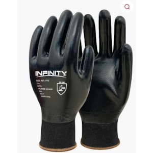 LUVA DE SEGURANÇA NITRI BLACK G BORRACHA NITRÍLICA CA 49354 INFINITY
