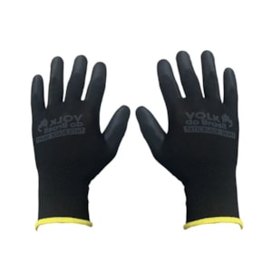 LUVA DE SEGURANÇA POLIÉSTER REVESTIDA PU 13 GAUGE CA 46.932