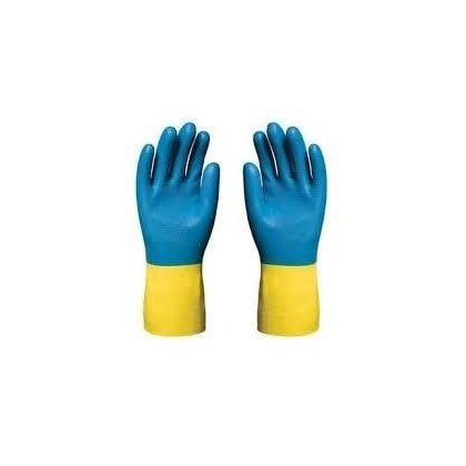 LUVA LÁTEX NEOPRENE BICOLOR TAM P VOLK CA 37900 ANTIDERRAPANTE REUTILIZÁVEL