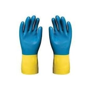 LUVA LÁTEX NEOPRENE BICOLOR TAM P VOLK CA 37900 ANTIDERRAPANTE REUTILIZÁVEL