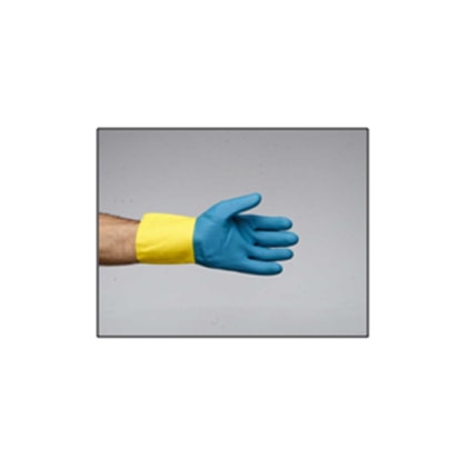 LUVA LÁTEX NEOPRENE BICOLOR TAMANHO M KALIPSO CA 41414 ANTIDERRAPANTE