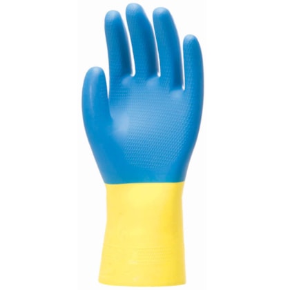 Luva Látex Neoprene Bicolor Tamanho M Kalipso Ca 41414 Antiderrapante